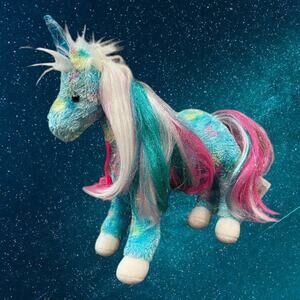 NWT Douglas Cuddle Toys Princess Unicorn Plush Sparkle Horse Stuffed Animal